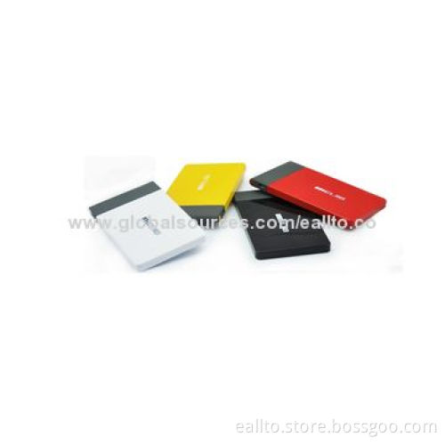 Power Banks/Portable Batteries with LED Torch, 4,500mAh Capacity
